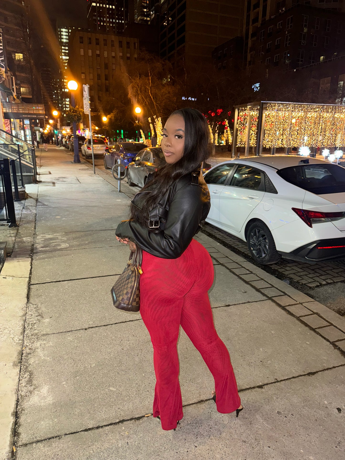 SHE'S ROUGE FLARE PANT