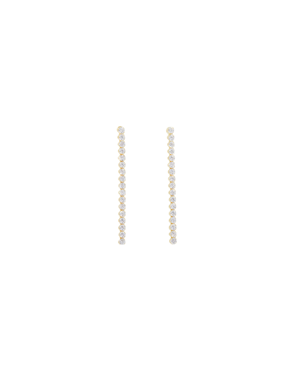CZ Diamond Dangle Earring
